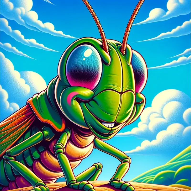 Vibrant 80s Style Cartoons