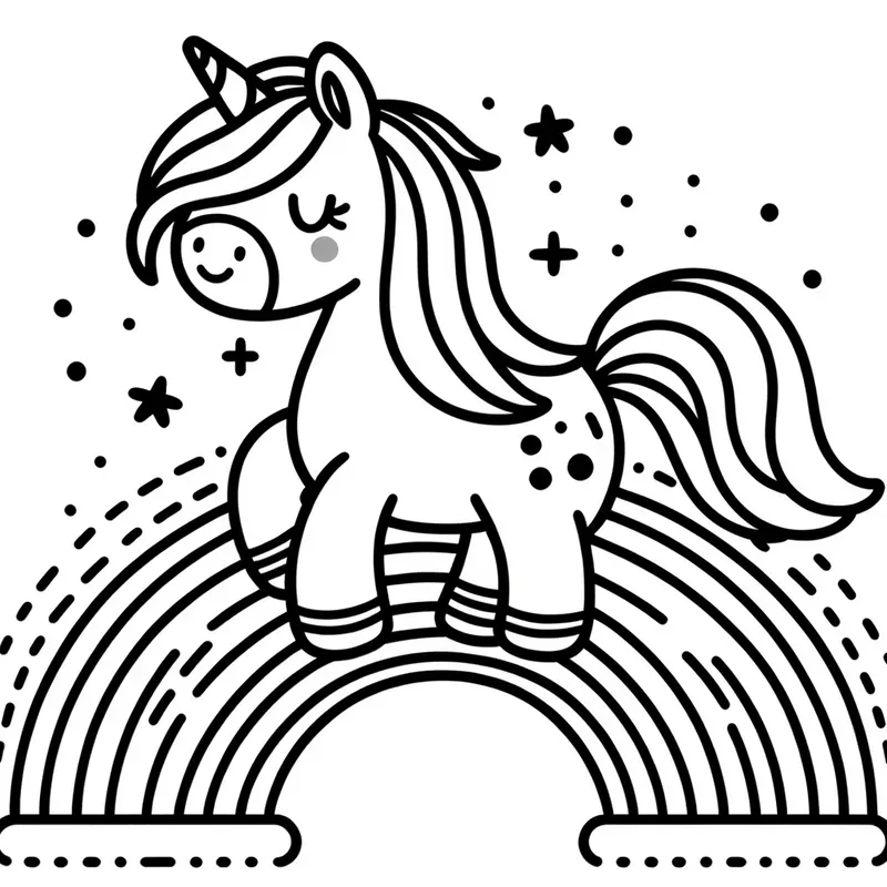 Easy Line Art Coloring Pages For Kids