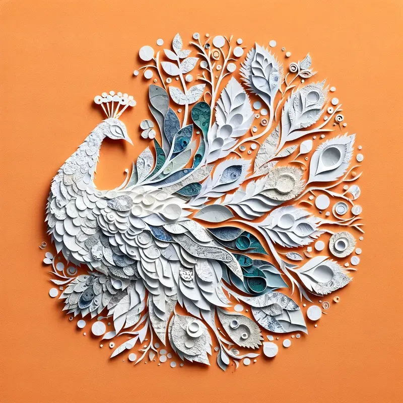 Abstract Paper Silhouette Art