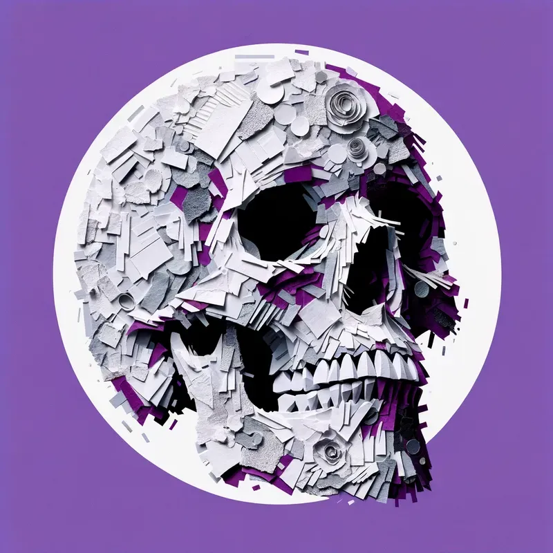Abstract Paper Silhouette Art