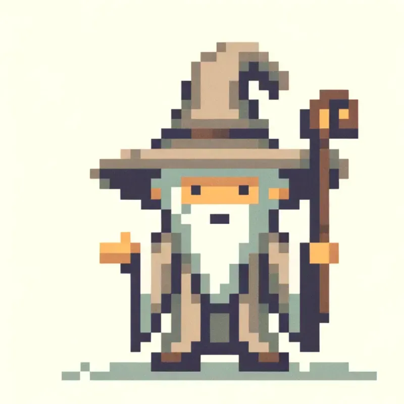 Vintage Pixel Art Characters
