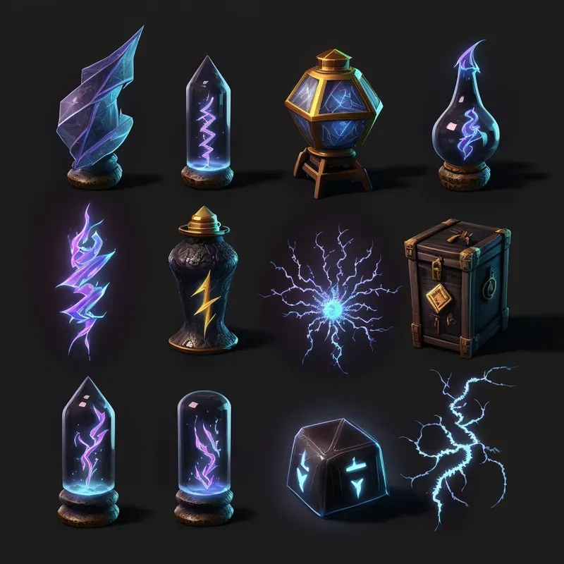 Magical Rpg Alchemy Icons