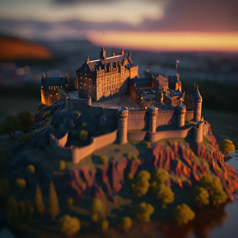 Famous Castles And Fort Miniatures