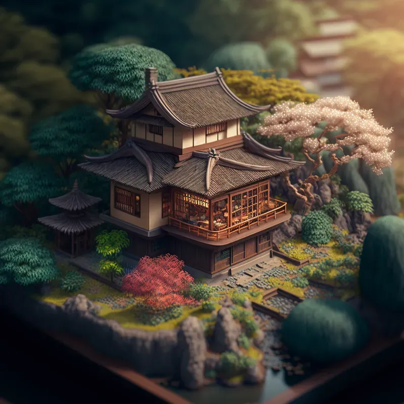 Japanese Miniature Houses