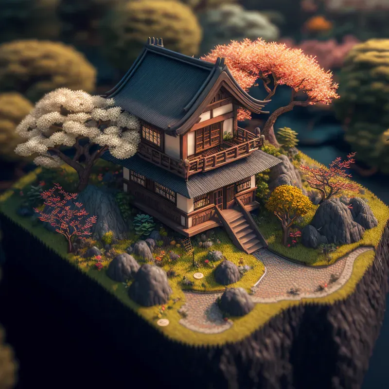 Japanese Miniature Houses