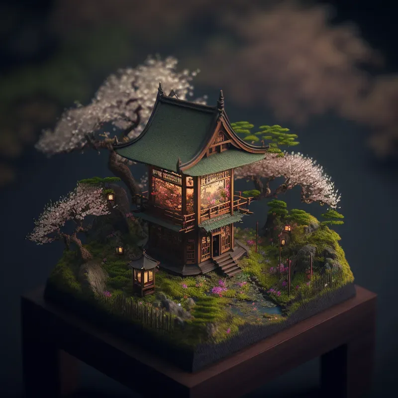 Japanese Miniature Houses