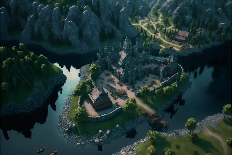 3D Rendered Fantasy Maps