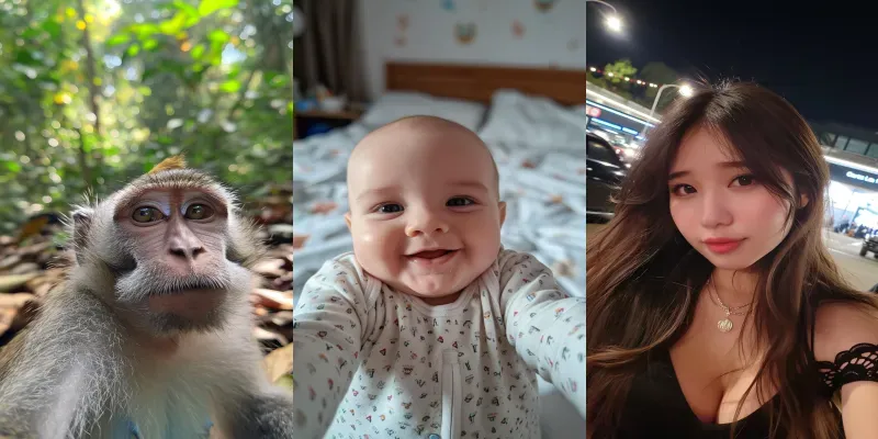 Authentic Selfies generated by undefined