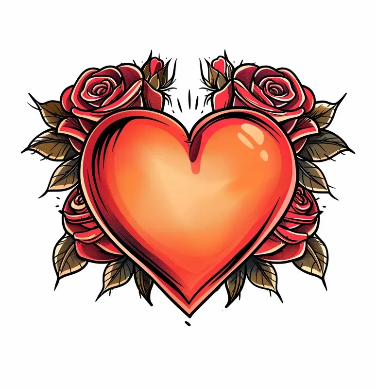 Old School Tattoo Designs With Roses