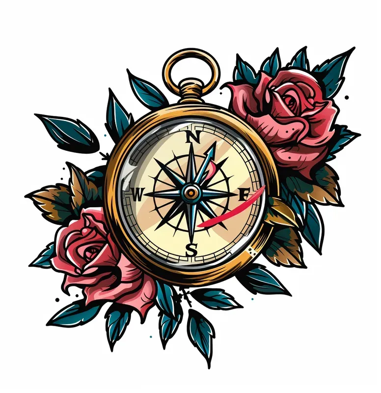 Old School Tattoo Designs With Roses