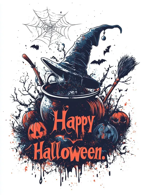 Logos Tshirts Happy Halloweens