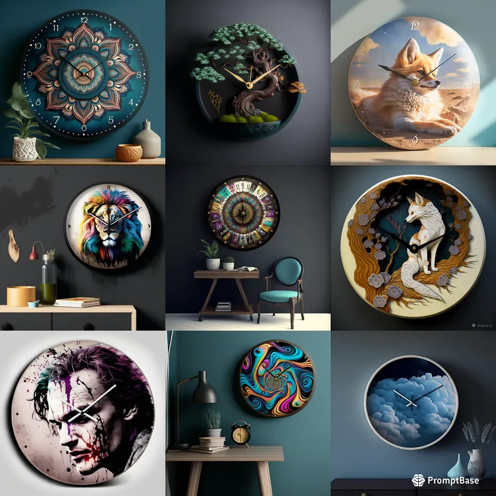 Decorative Wall Clock Designs