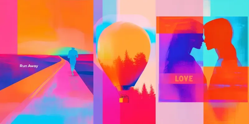 Minimalist Glitch Album Covers generated by undefined