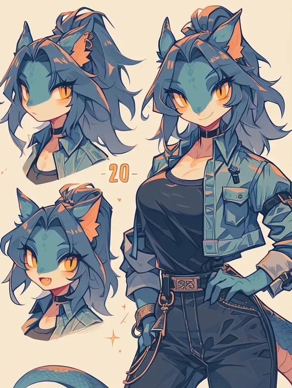 Adorable Kawaii Fursona Furry Adoptables