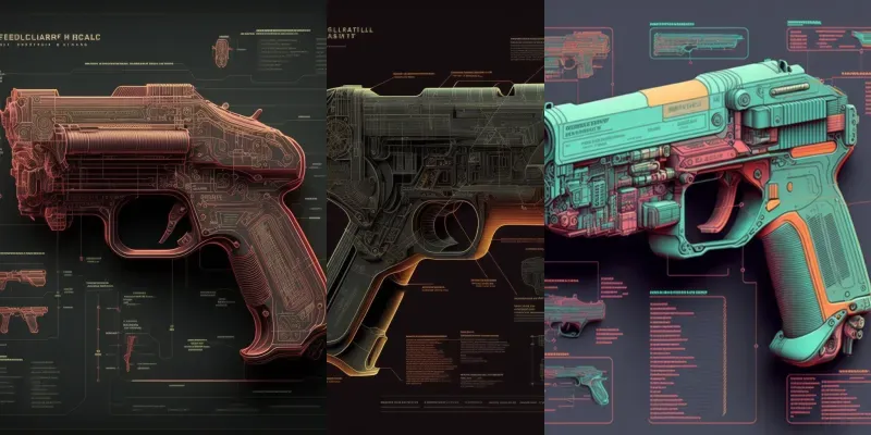 Scifi Gun Schematics generated by undefined