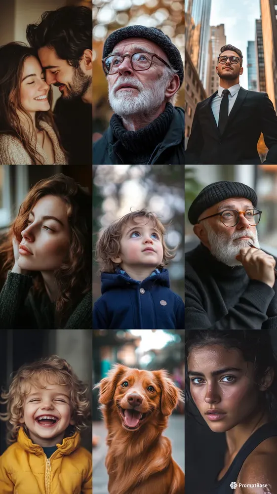 Realistic Portrait Photographs