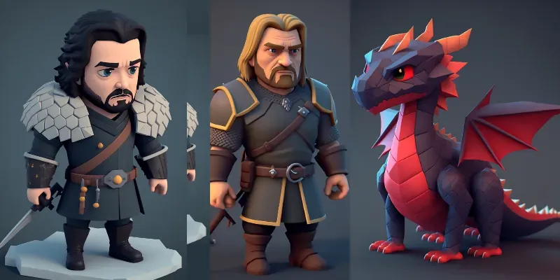 3D Isometric Characters generated by undefined