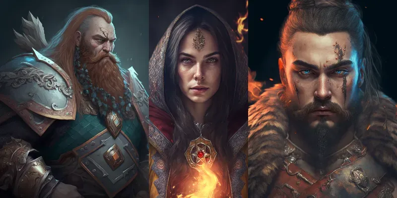 Dnd Character Concept Art generated by undefined