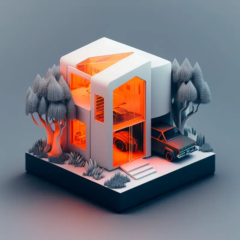 Contemporary Isometric Houses