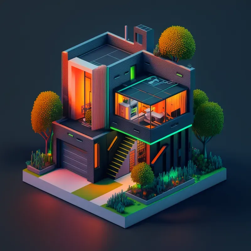 Contemporary Isometric Houses