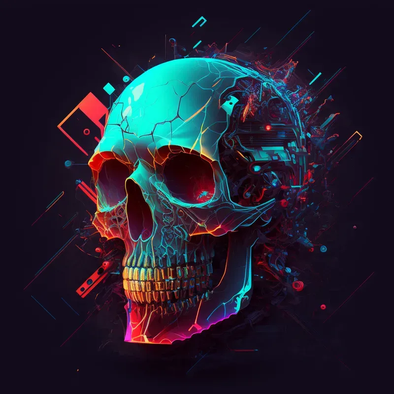 Vibrant Color Futuristic Illustrations