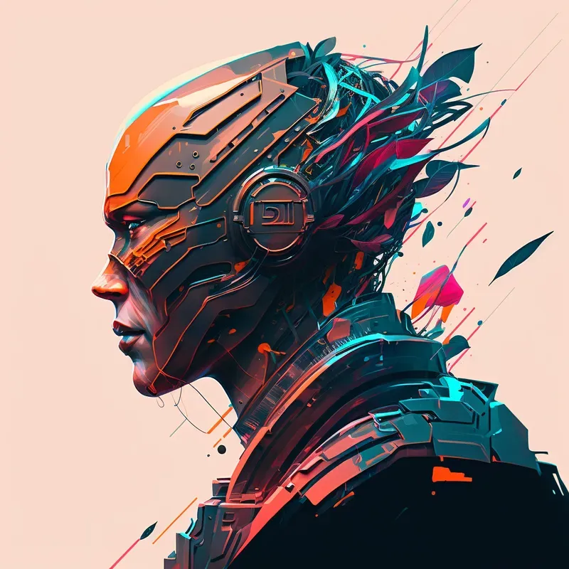Vibrant Color Futuristic Illustrations
