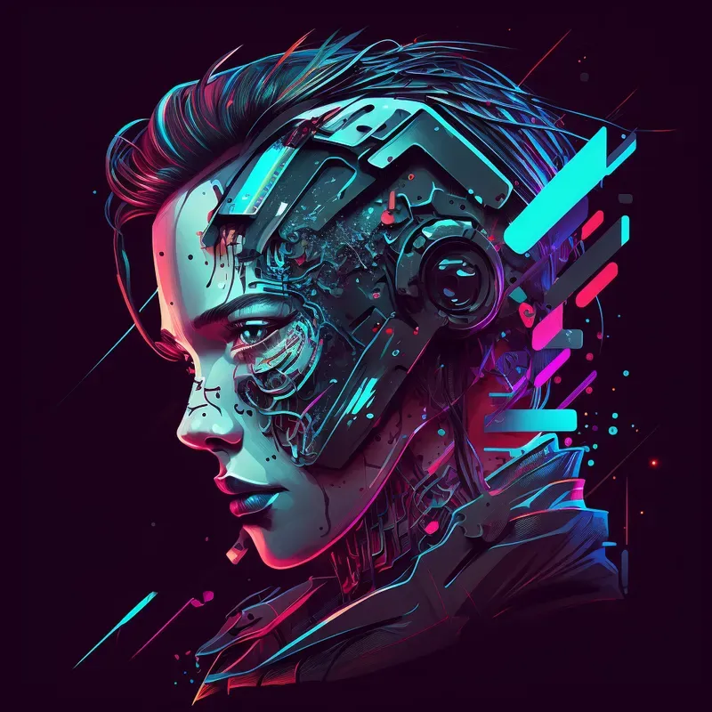 Vibrant Color Futuristic Illustrations