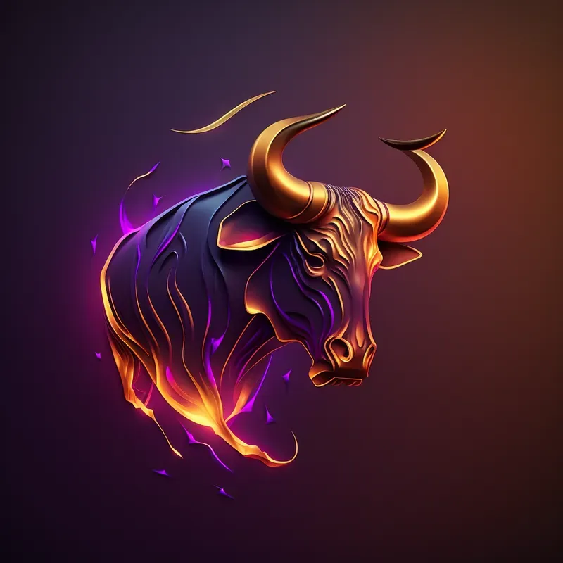 Vibrant Golden Glowing Logos