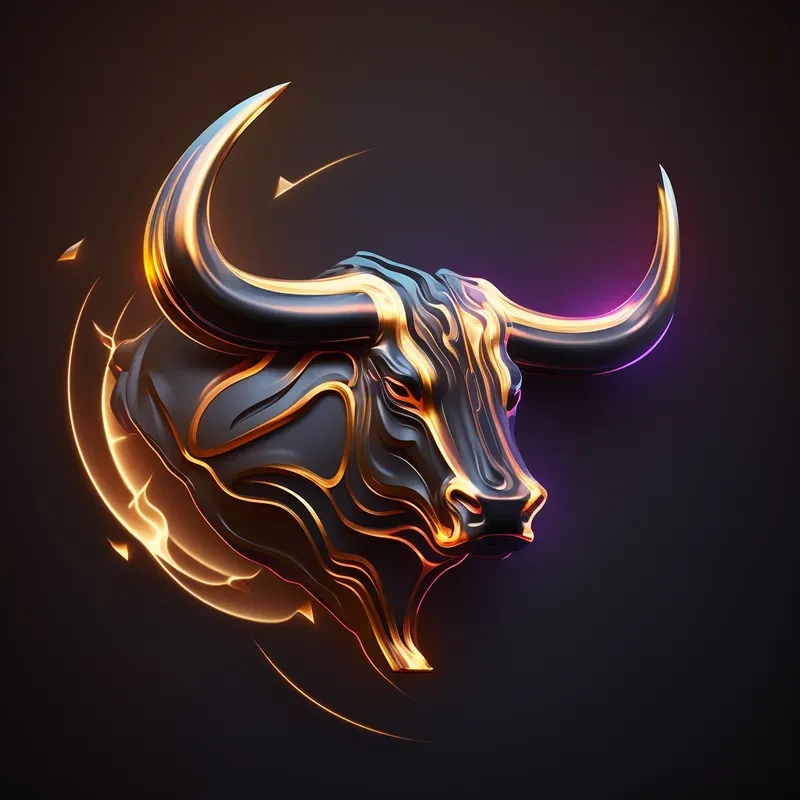 Vibrant Golden Glowing Logos