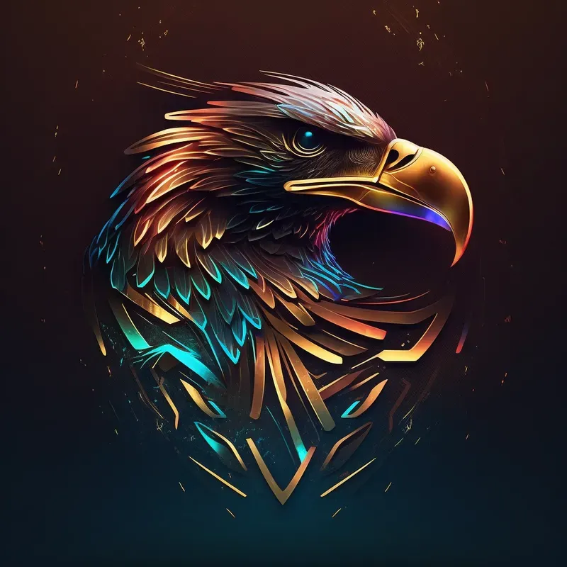 Vibrant Golden Glowing Logos