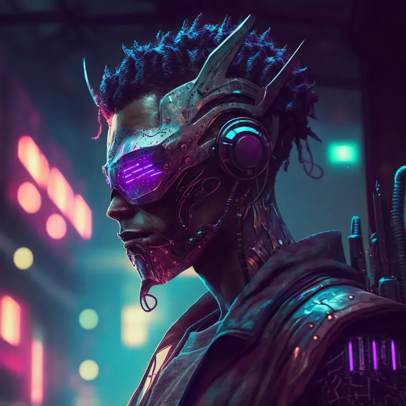 Fantasy Characters In An Alien City