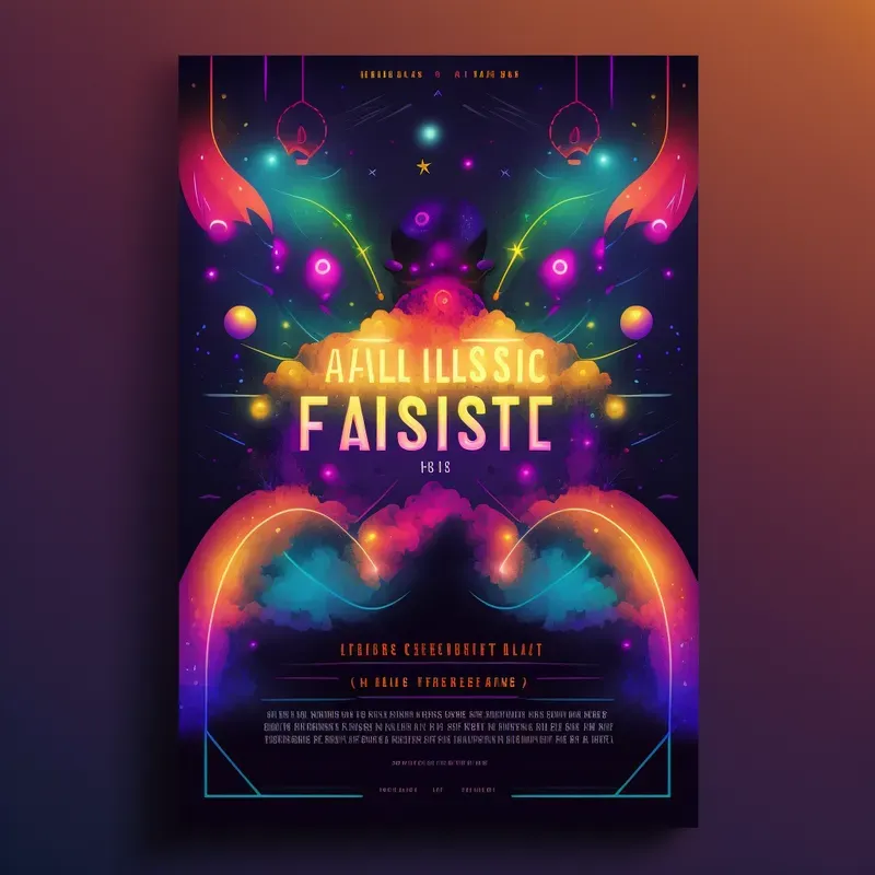 A4 Event Futuristic Flyers