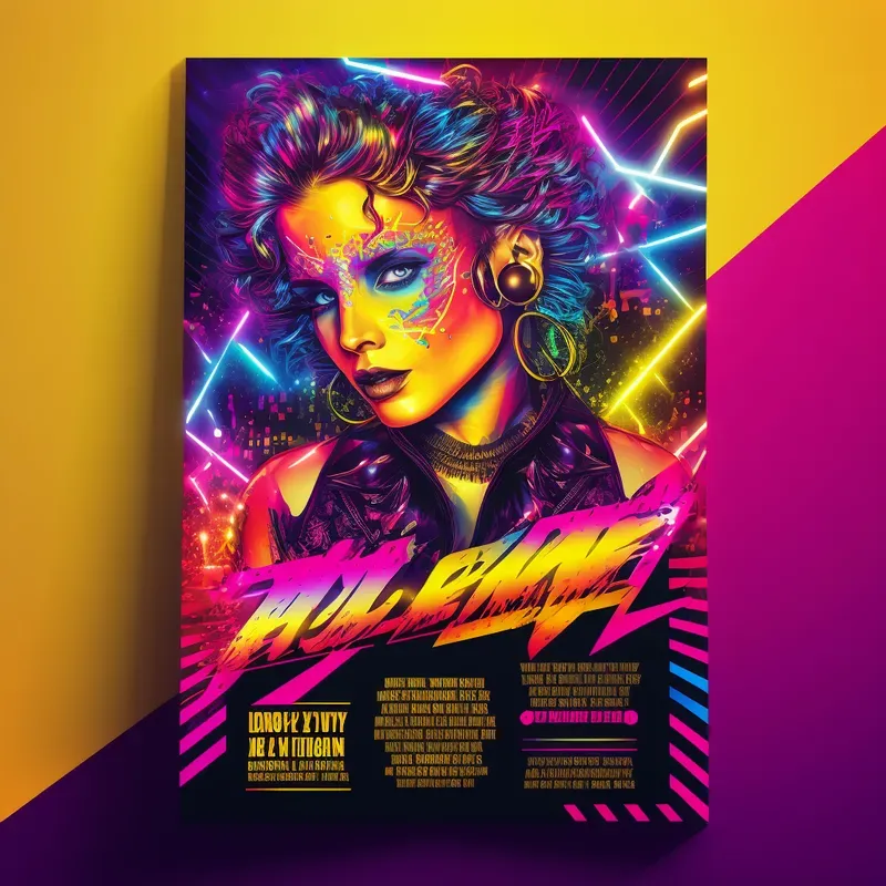 A4 Event Futuristic Flyers