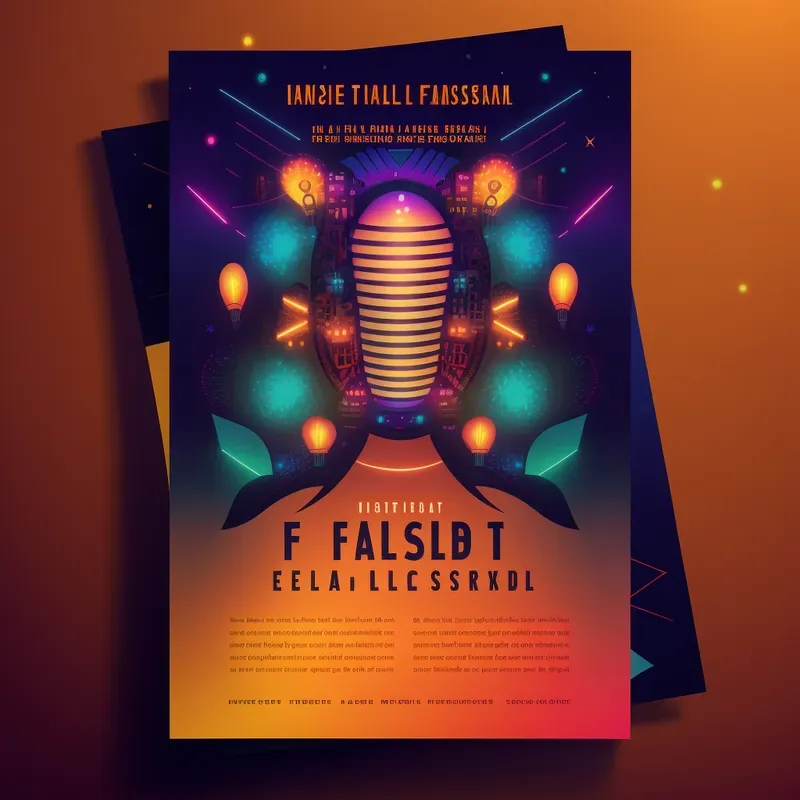 A4 Event Futuristic Flyers