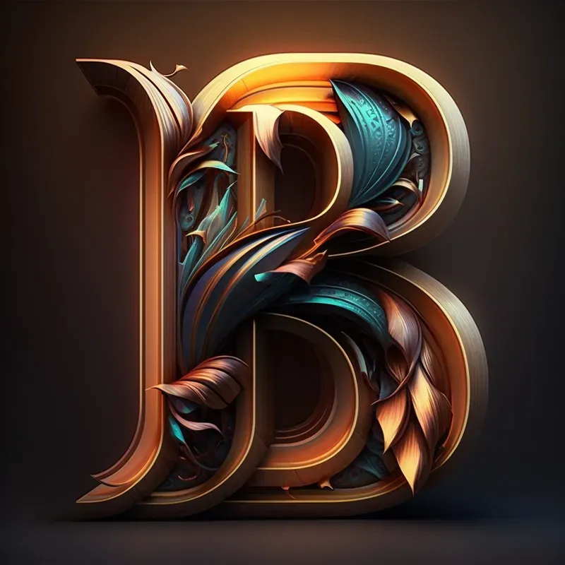 Lettering Wooden Fantasy Logos