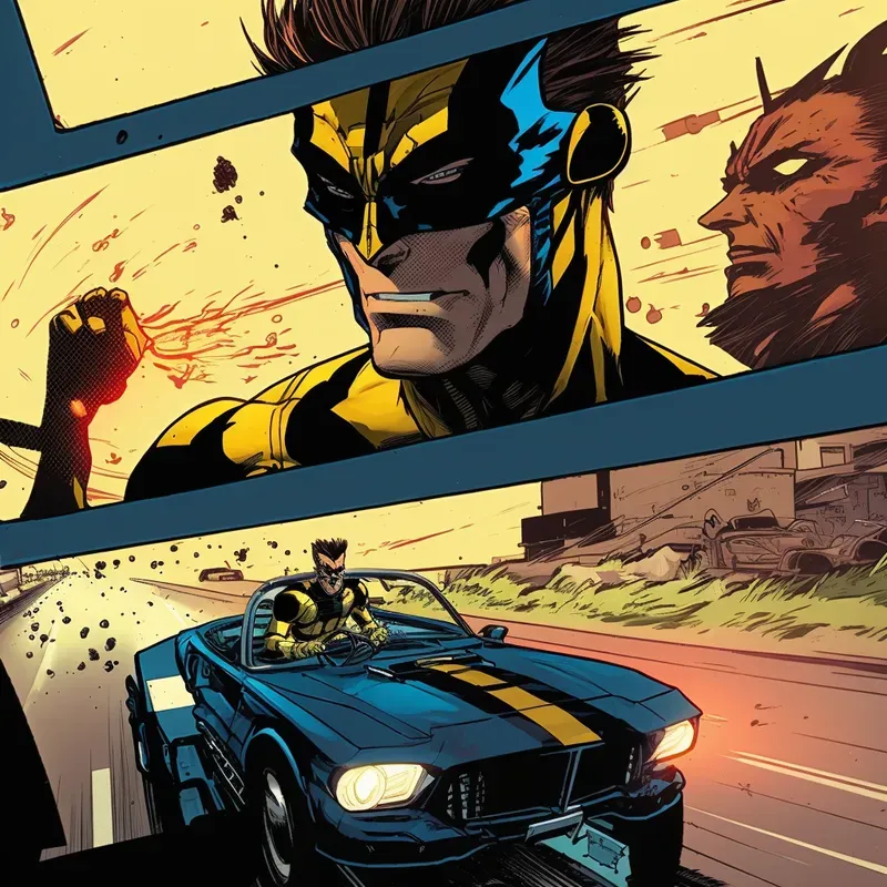 Marvel Comic Style Illustrations