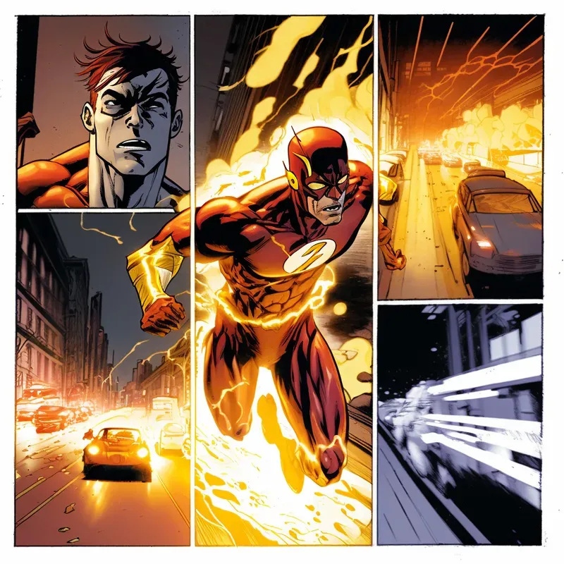 Marvel Comic Style Illustrations