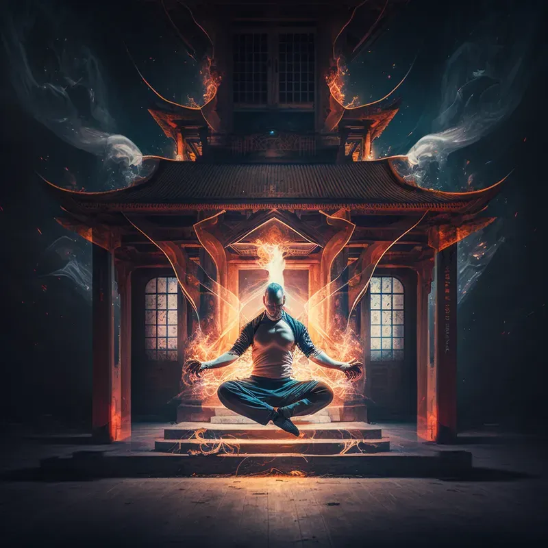 Powerful Yoga Poster Illustrations
