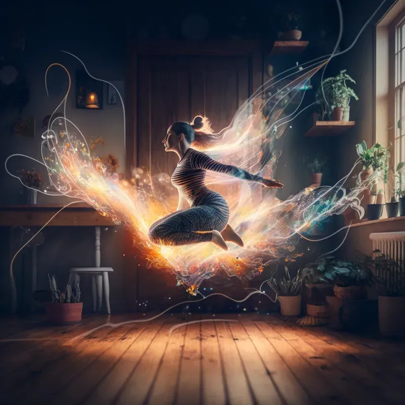 Powerful Yoga Poster Illustrations