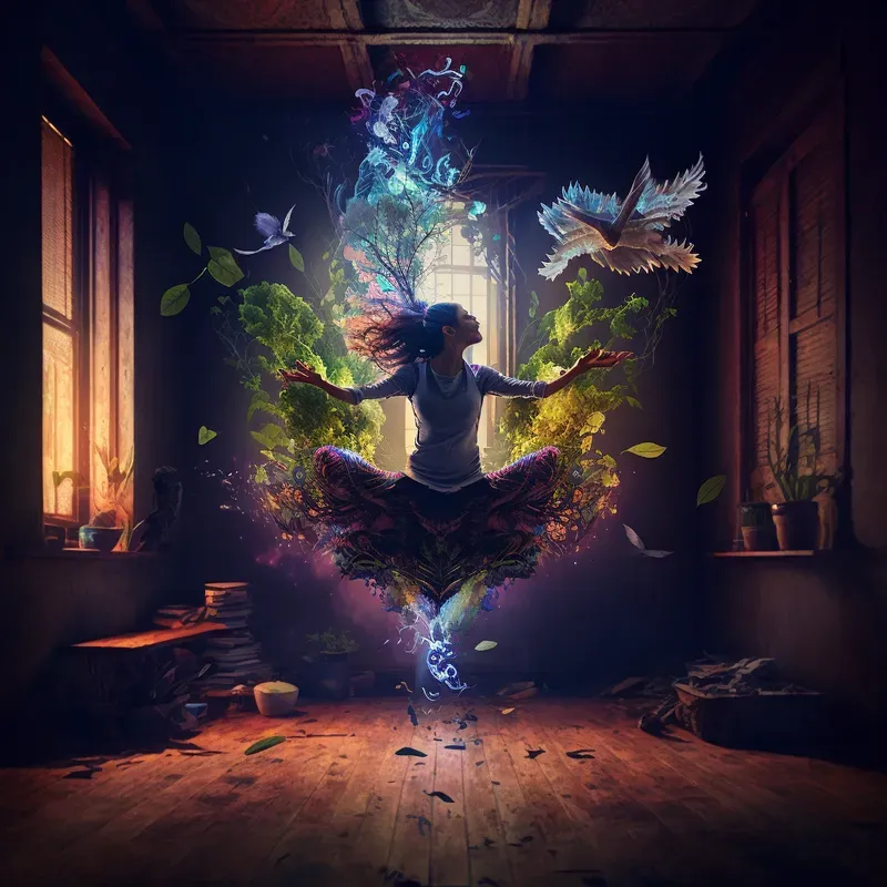 Powerful Yoga Poster Illustrations