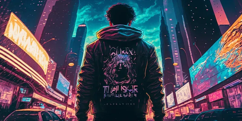 Anime Synthwave Backgrounds