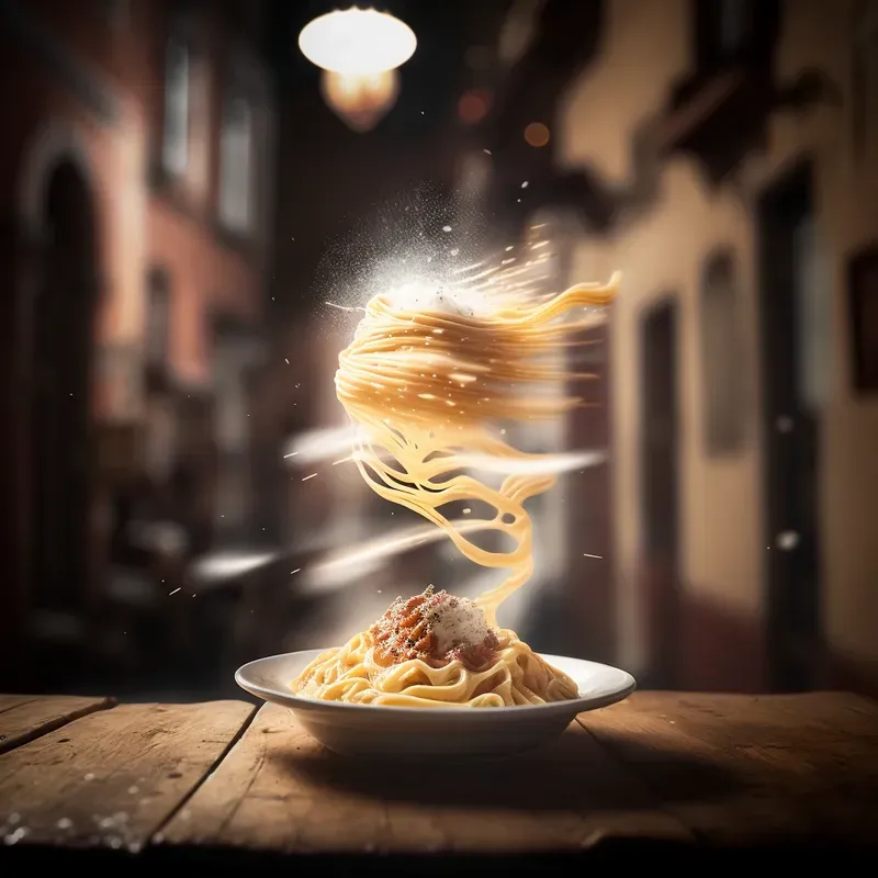 Realistic Food Explosion Photographs