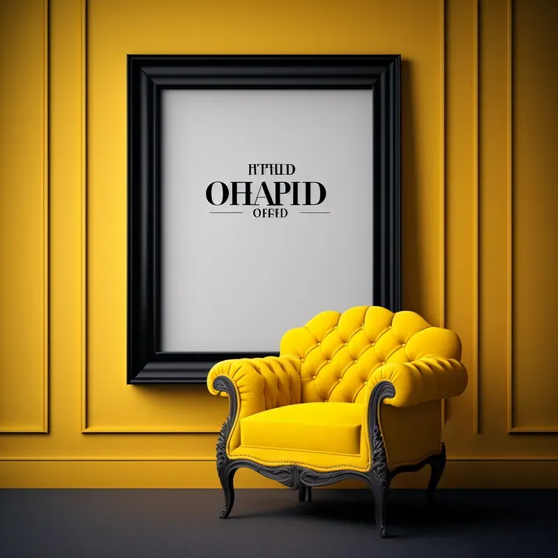 Elegant One-color Wall Art Mockups