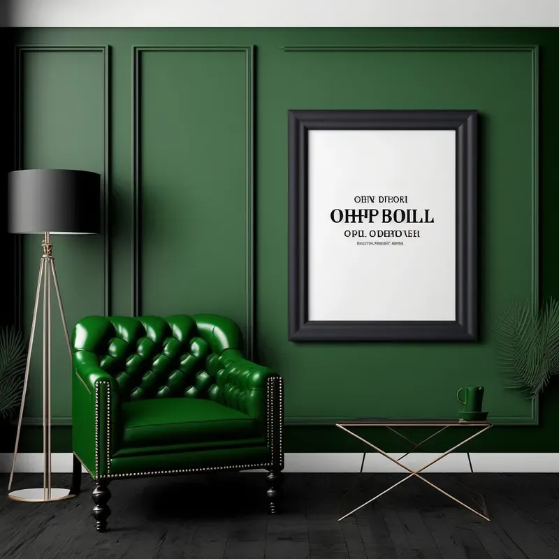 Elegant One-color Wall Art Mockups