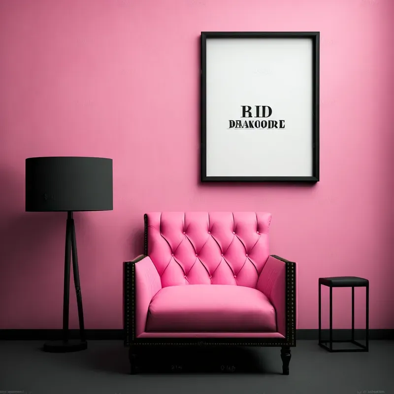 Elegant One-color Wall Art Mockups