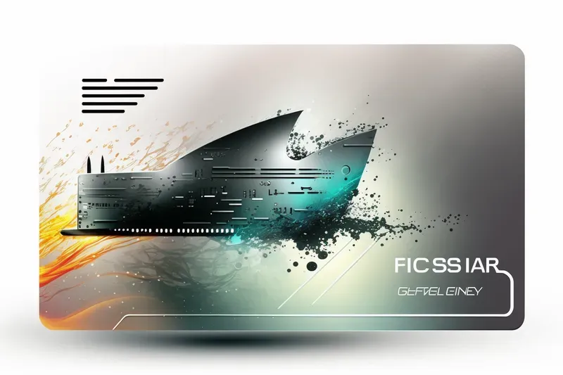 Metal Oxide Futuristic Business Cards