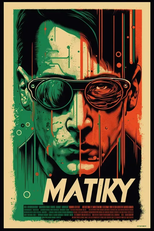 Retro Vintage Movie Poster