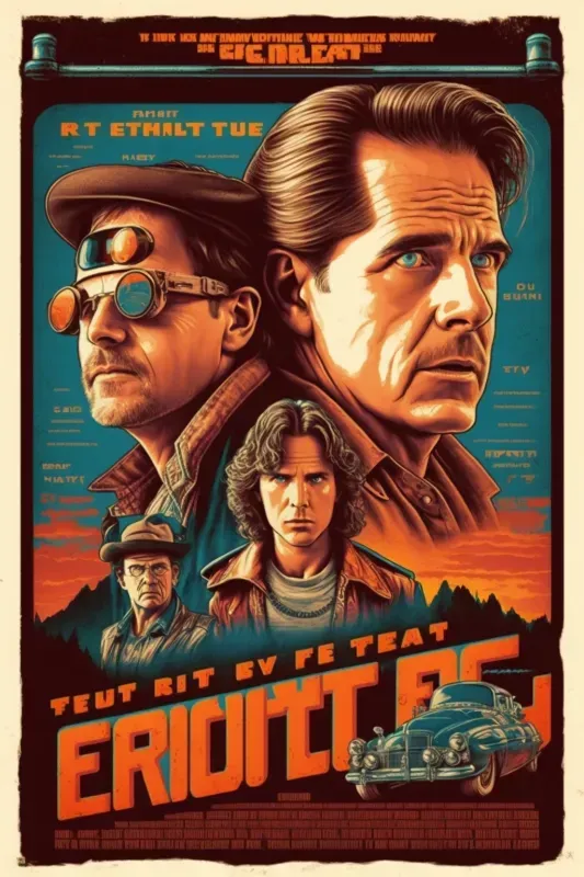 Retro Vintage Movie Poster
