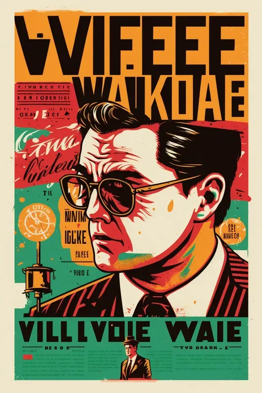 Retro Vintage Movie Poster