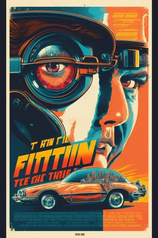 Retro Vintage Movie Poster